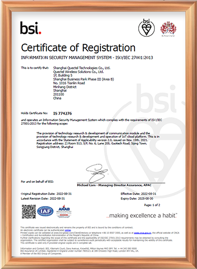ISO/IEC 27001：信息安全管理体系
